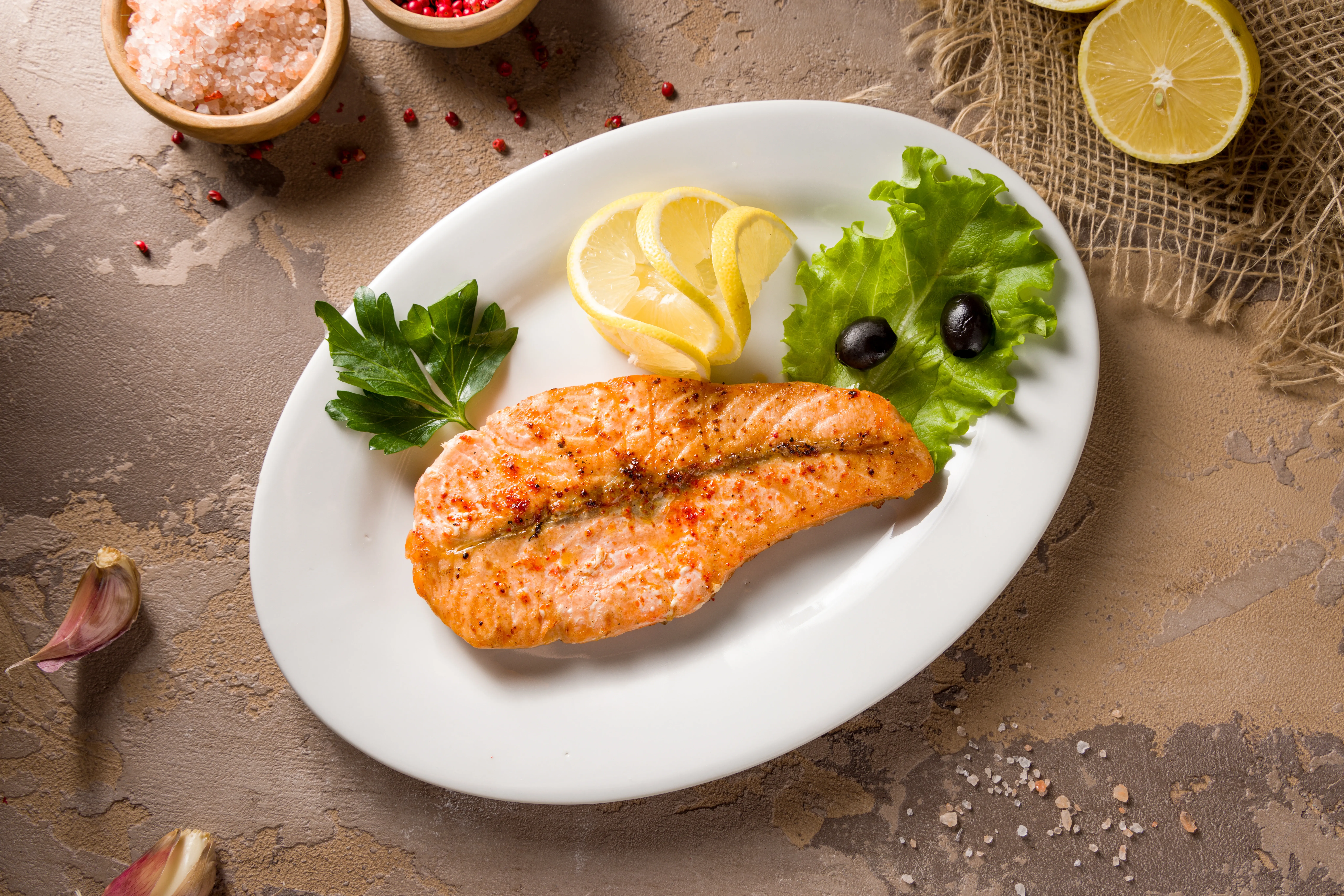 Стейк из семги