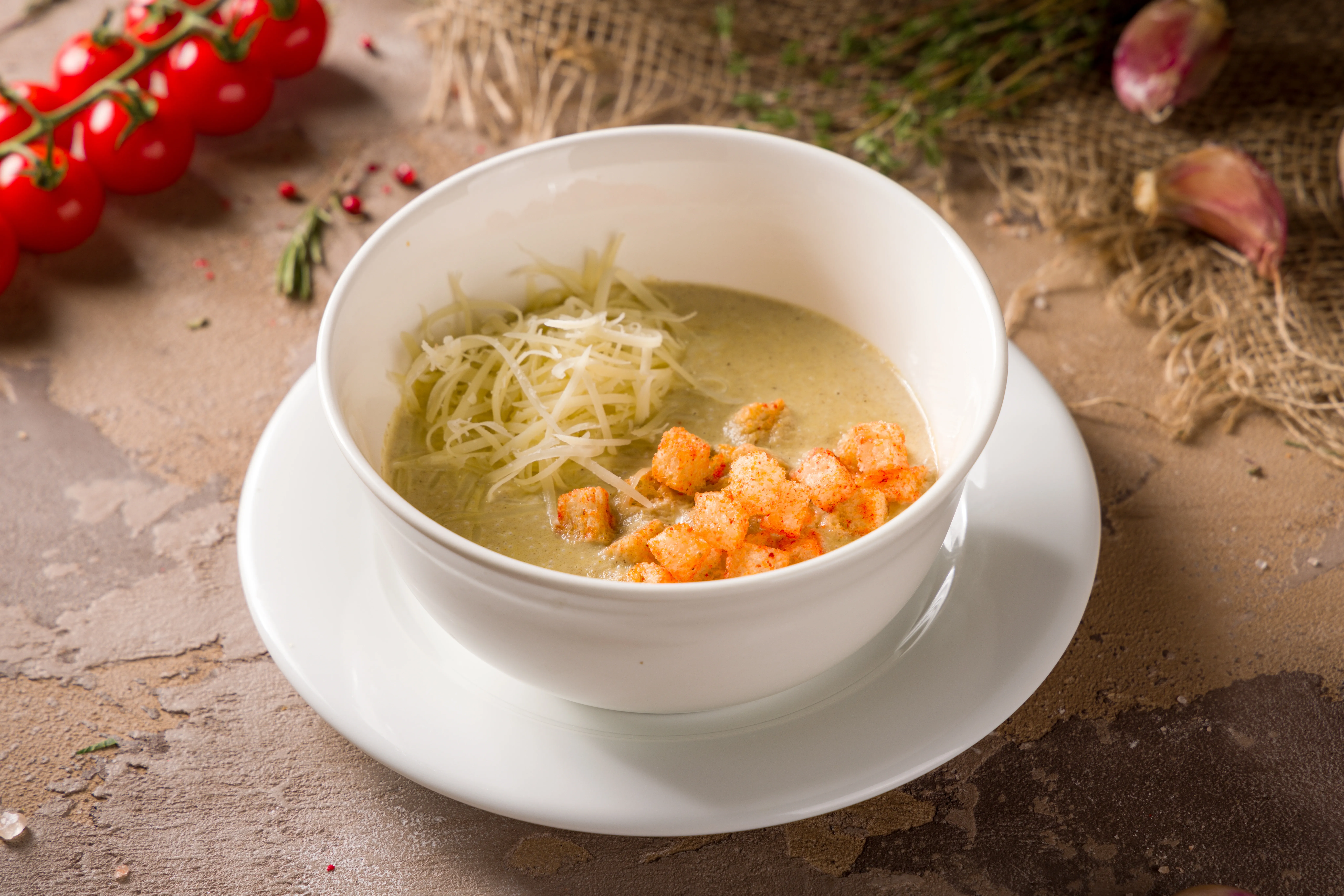 Крем-суп грибной